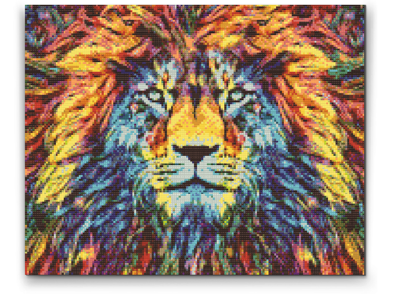Diamantové malování - Colorful Lion